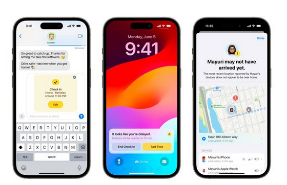 北碚苹果维修站分享如何在iPhone上使用平安确认功能 